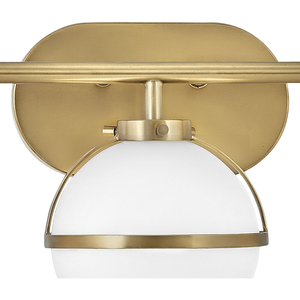 Hollis LED 24 inch Heritage Brass Vanity Light Wall Light