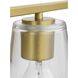 Vertex 4 Light 29 inch Brushed Gold Bath Light Wall Light