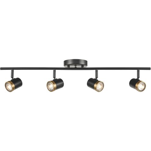 Oeil De Base 4 Light Ebony and Multiple Finishes Track Lighting Ceiling Light