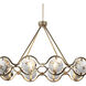 Quincy 10 Light 40 inch Distressed Twilight Linear Chandelier Ceiling Light