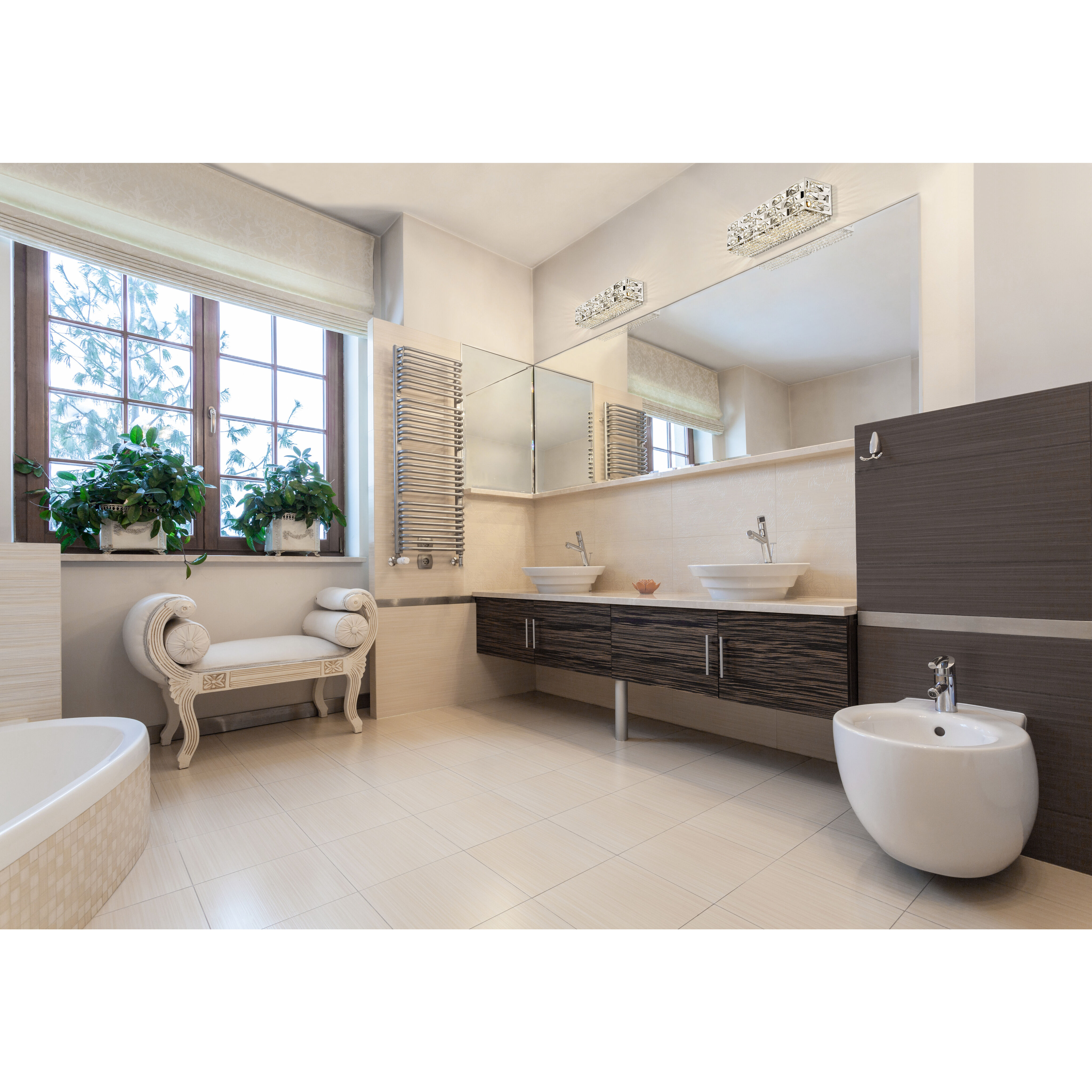 Aludra LED 21 inch Chrome Vanity Wall Light