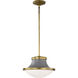 Lafayette 1 Light 14 inch Matte Gray Pendant Ceiling Light