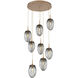 Meteo Incandescent 8 Light Chandelier