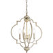 Sandara 4 Light 16 inch Weathered Dove Pendant Ceiling Light in Weatehred Dove