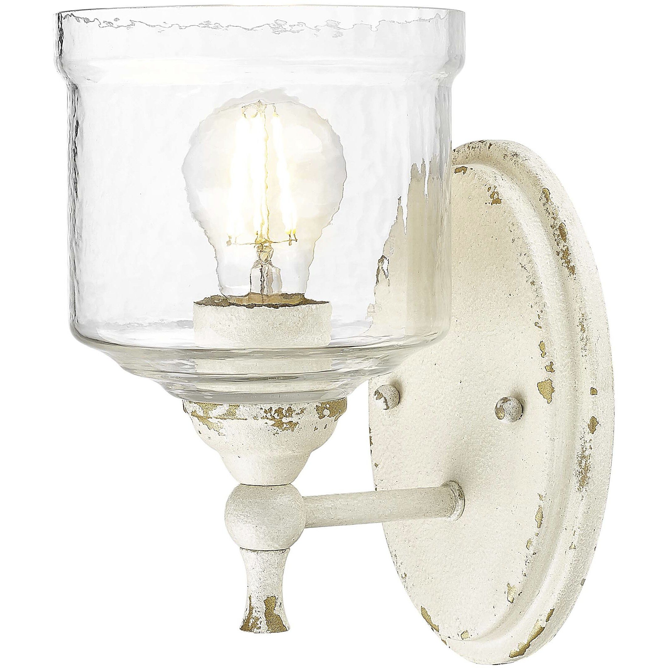 Keating 1 Light 5.88 inch Antique Ivory Wall Sconce Wall Light