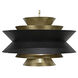 Arion 4 Light 29 inch Antique Brass Pendant Ceiling Light