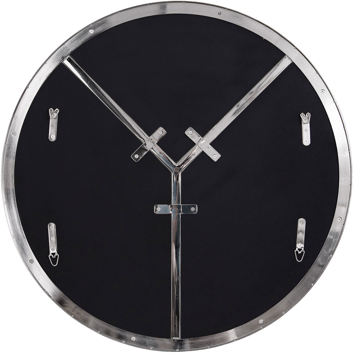 Lyra 30 X 30 inch Polished Nickel and Mirror Accent Mirror, Varaluz Casa