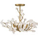Ramus 4 Light 22 inch Painted Legacy Brass Semi-Flush Mount Ceiling Light