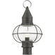 Newburyport 1 Light 20 inch Charcoal Outdoor Post Top Lantern