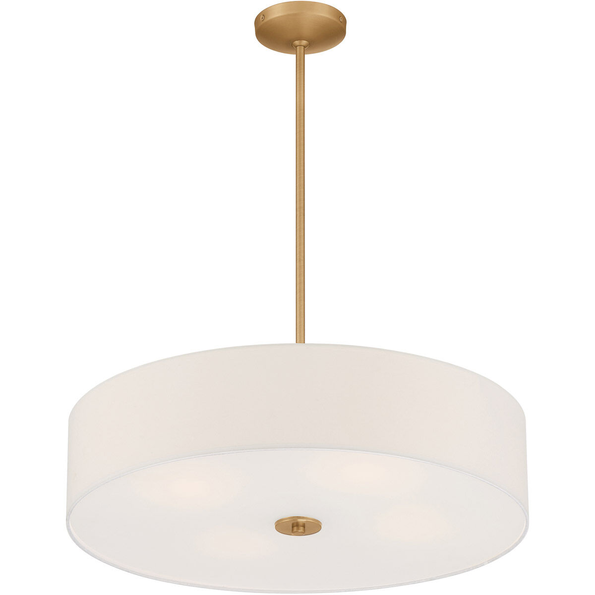 Mid Town LED 24 inch Antique Brushed Brass Pendant Ceiling Light