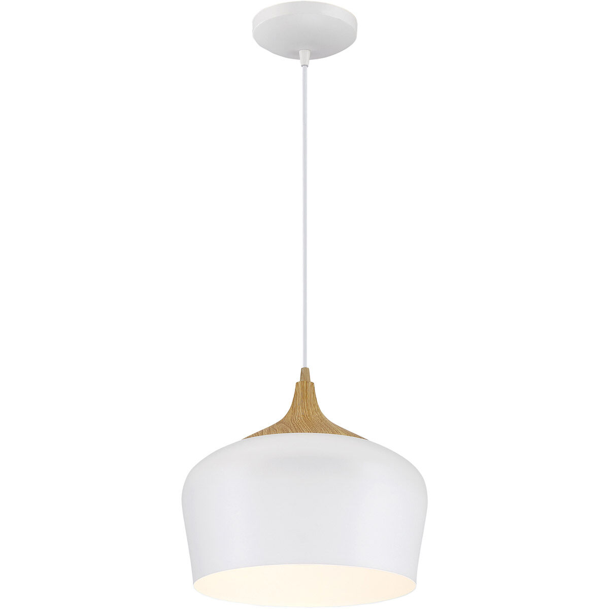 Blend LED 12 inch White Pendant Ceiling Light