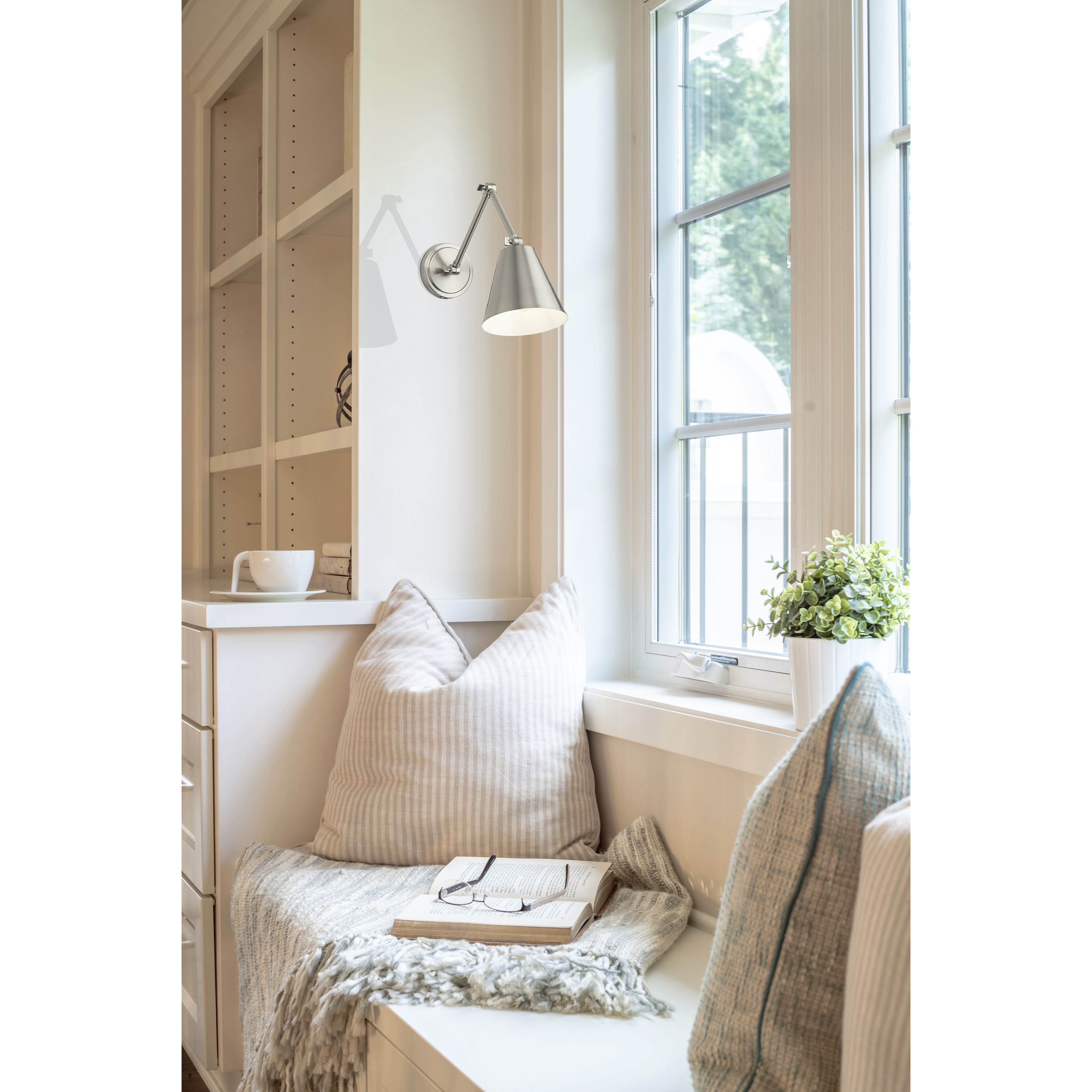 Regent 1 Light 7.5 inch Brushed Nickel Wall Sconce Wall Light