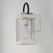 Nassau Vivex 1 Light 13 inch White / Black Outdoor Wall Mount