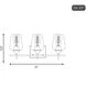 Octave 3 Light 21 inch Satin Nickel Bathroom Vanity Light Wall Light, Essentials