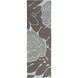 Paddington 36 X 24 inch Dark Brown, Denim, Khaki Rug