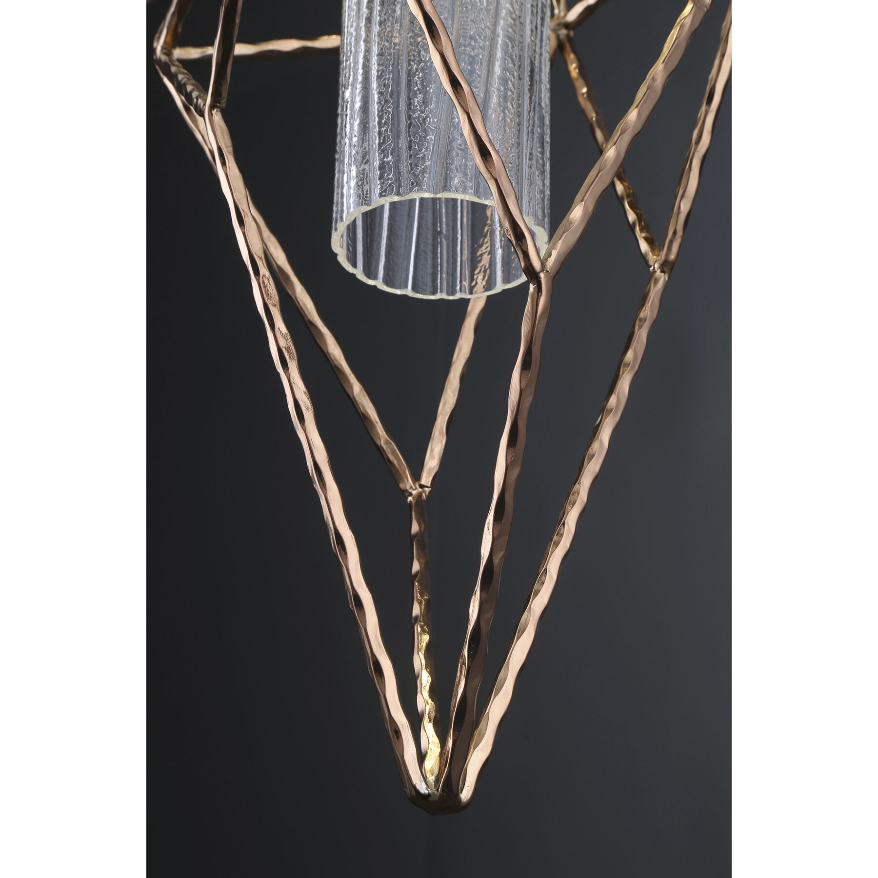 Verdino LED 10 inch Rose Gold Pendant Ceiling Light, Large