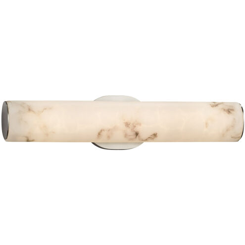 Lumenaria 20.25 inch Brushed Nickel Vanity Light Wall Light