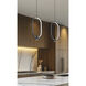 Saros Pendant Ceiling Light in Matte Black, LED