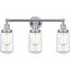 Dover 3 Light 24.5 inch Polished Chrome Bath Vanity Light Wall Light
