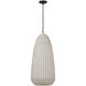 Chapman & Myers Kokomo LED 20 inch Bronze Elongated Pendant Ceiling Light