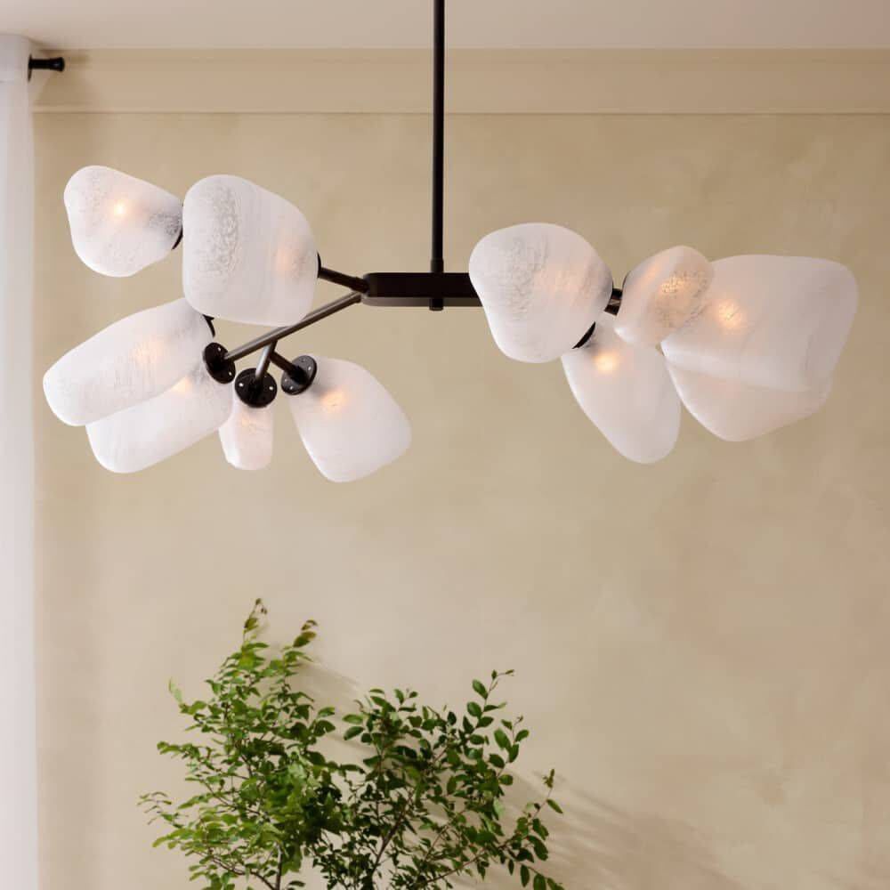 Grozny 12 Light 44 inch English Bronze Chandelier Ceiling Light