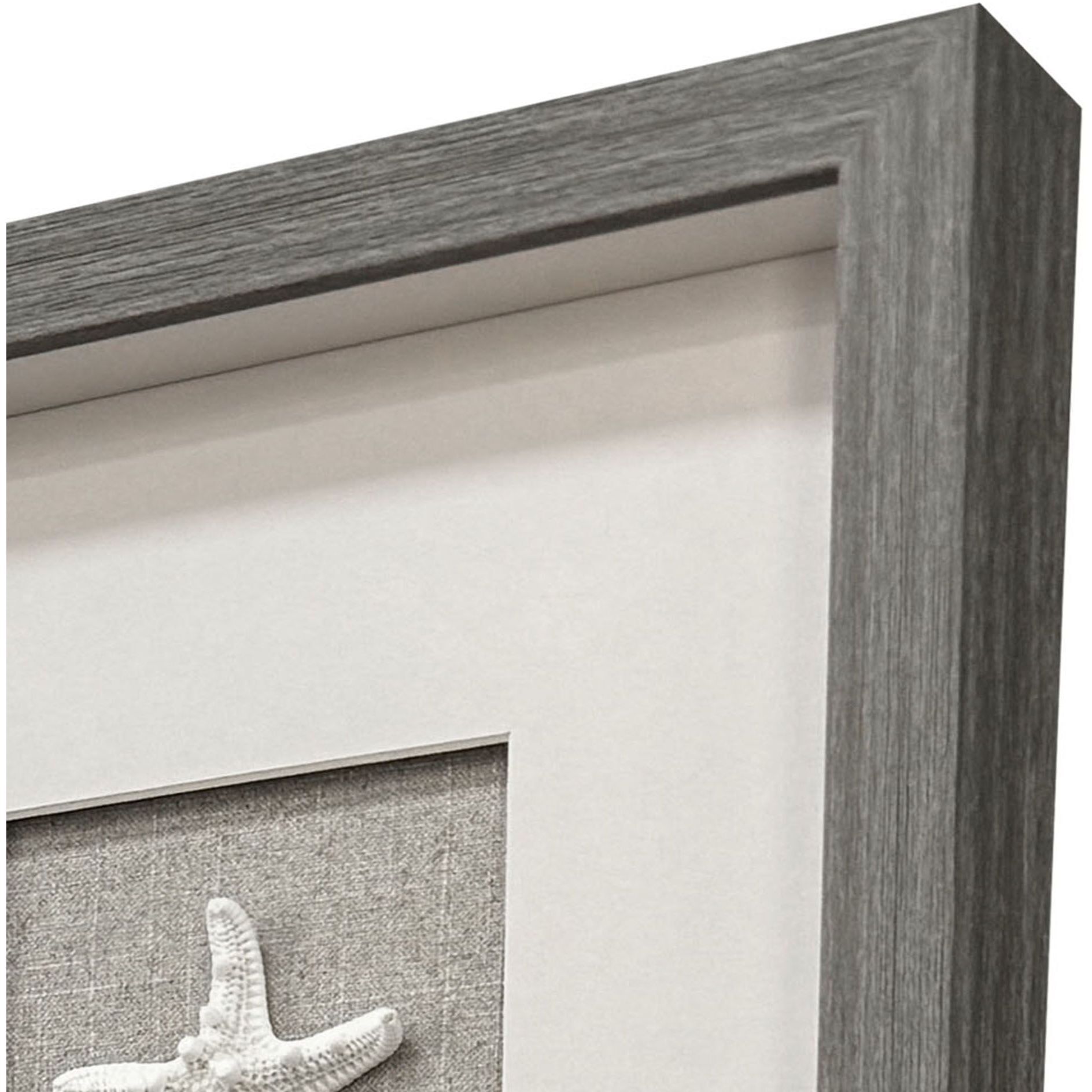 Natural Elements Beige and Brown and Neutral and White Framed Art