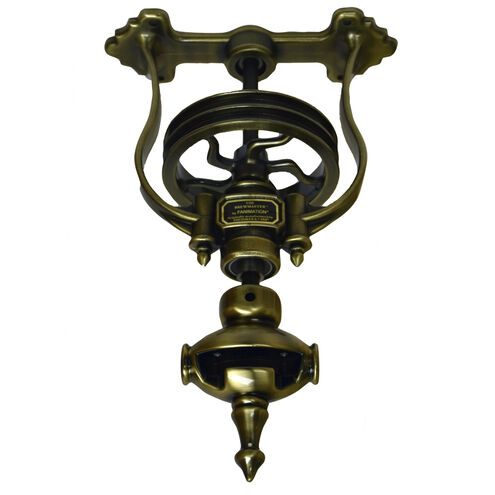 Brewmaster Antique Brass Ceiling Fan Motor, Blades Sold Separately, Motor Only