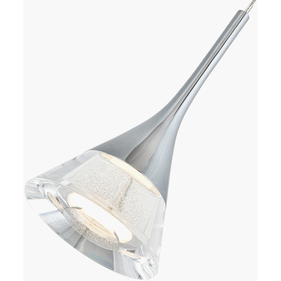 Artisan Collection/AMALFI Series 5 Light 11 inch Polished Chrome Pendant/Chandelier Ceiling Light