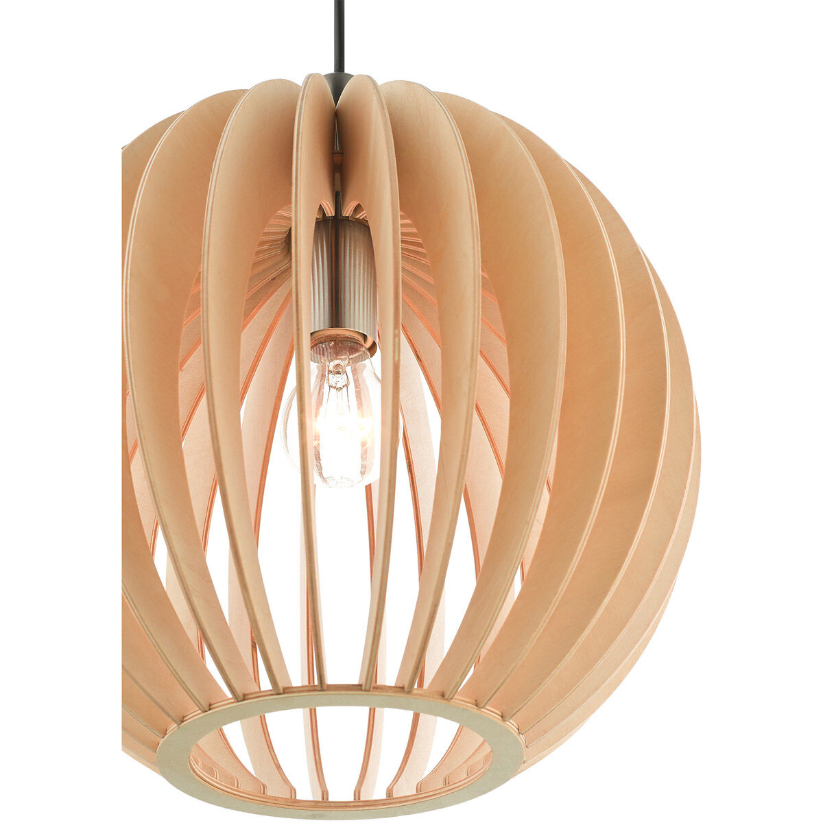 Pendants 1 Light 13 inch Brushed Nickel Pendant Ceiling Light