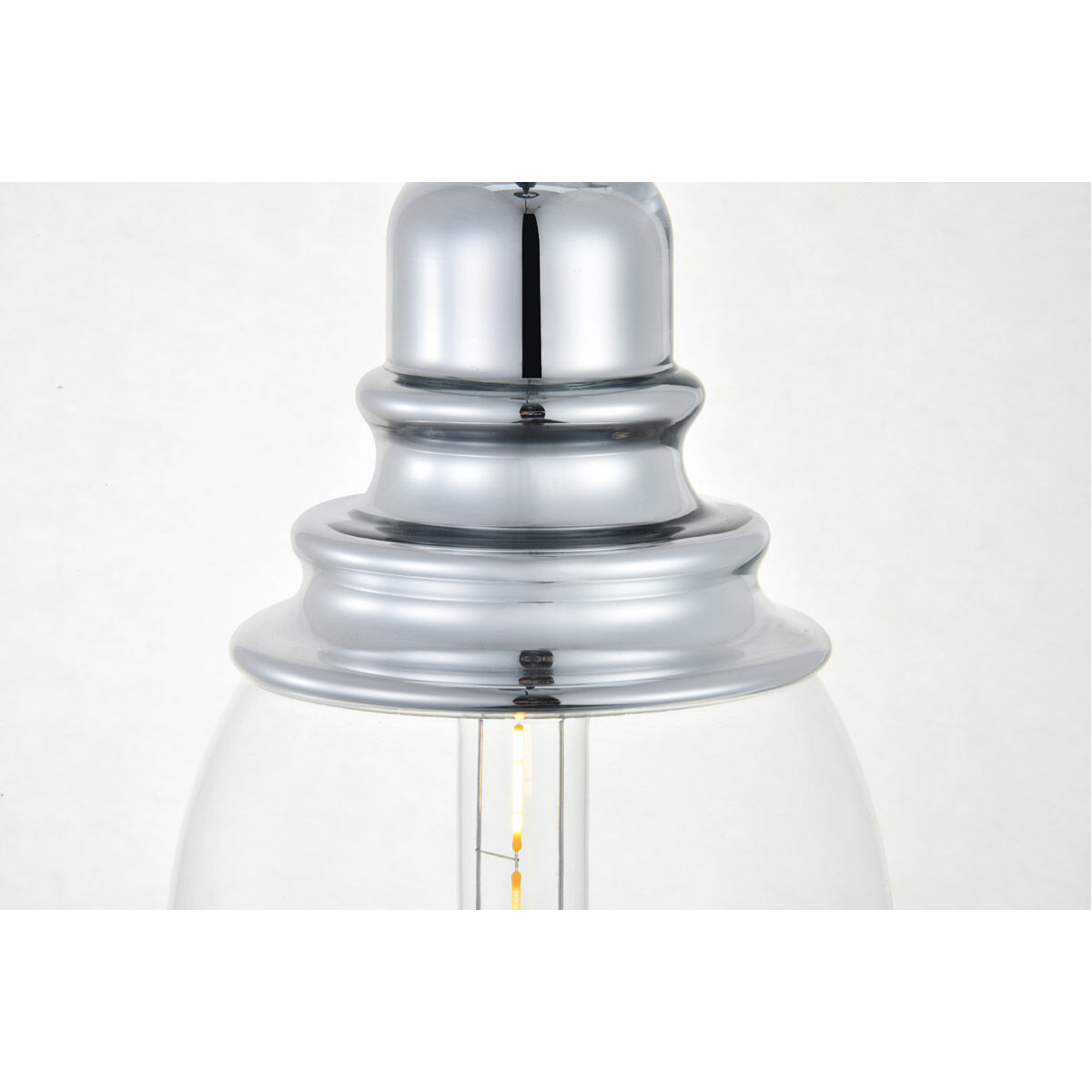 Kenna 1 Light 6.3 inch Chrome Pendant Ceiling Light