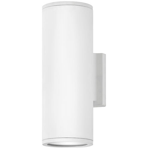 Coastal Elements Silo LED 12 inch Satin White Outdoor Wall Mount Lantern, Up/Down Light