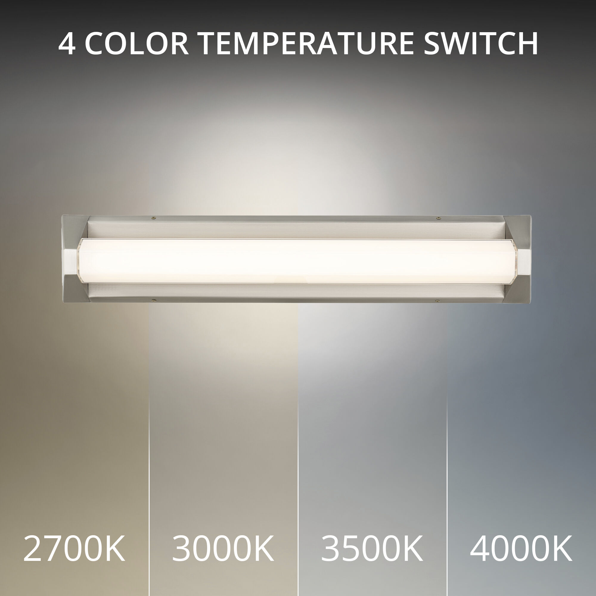 Swale Indoor Wall Lighting in 2700K, Brushed Nickel