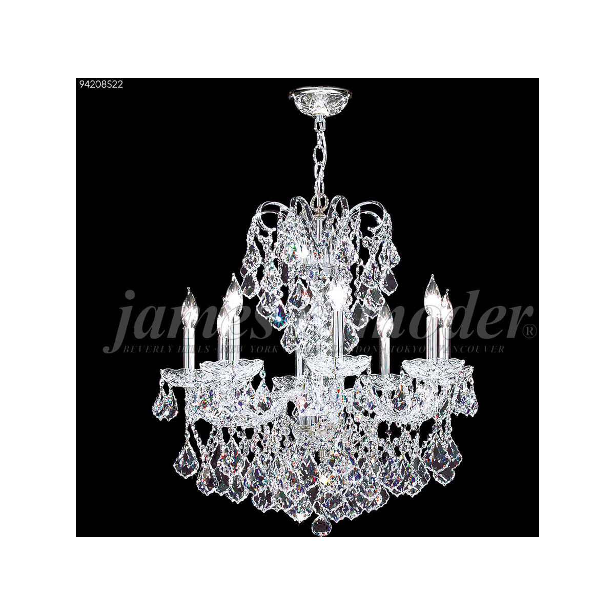 James r outlet moder crystal chandelier
