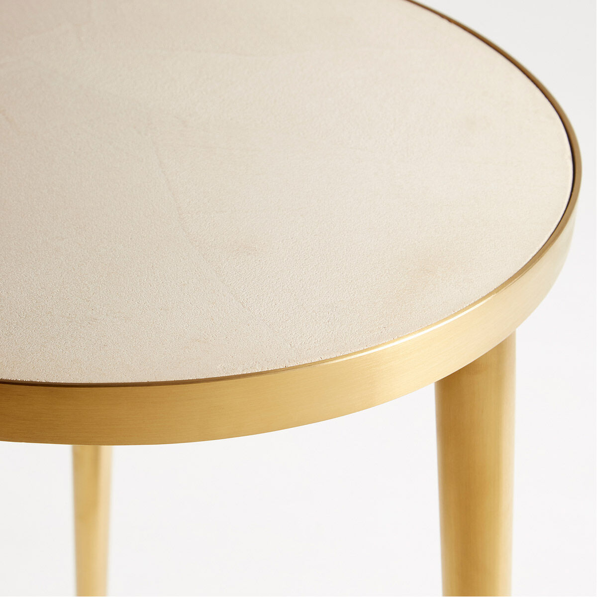 Dresden 18 inch Gold Side Table