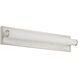 Yep Stratum 1 Light 25.25 inch Brushed Nickel with Jazz White Marble Vanity Light Wall Light