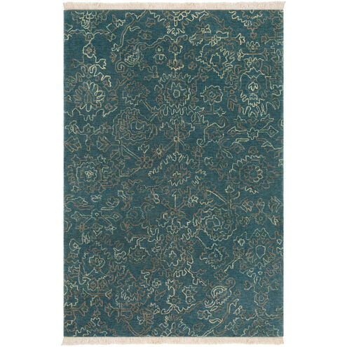 Wade 36 X 24 inch Dark Blue Rug, Rectangle