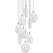 Victoria LED 18.5 inch Chrome Multi-Pendant Ceiling Light