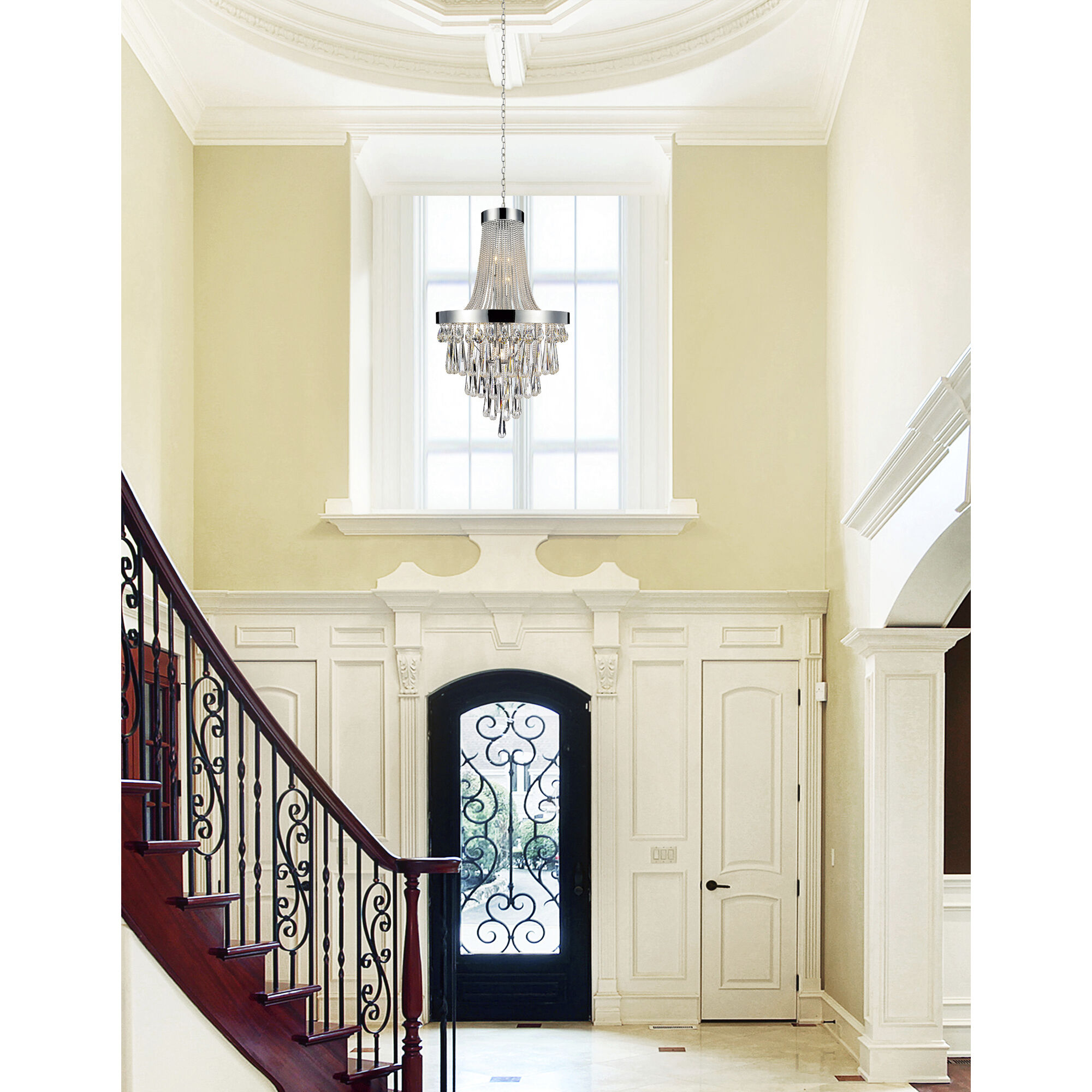 Vast 13 Light 24 inch Chrome Down Chandelier Ceiling Light