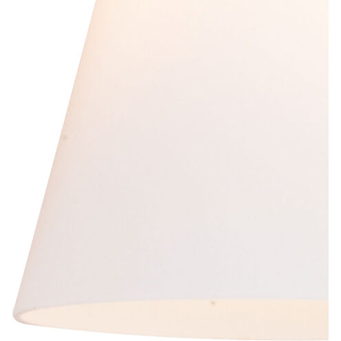 Vermont LED 32 inch Matte Black and Satin Nickel Bathroom Light Wall Light in 4