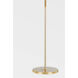 Dorset 56.25 inch 60.00 watt Aged Brass Floor Lamp Portable Light