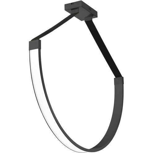 Regan LED 40 inch Matte Black Pendant Ceiling Light