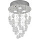 Canada 3 Light 12 inch Chrome Flush Mount Ceiling Light