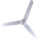 DC 60 inch White Industrial Ceiling Fan