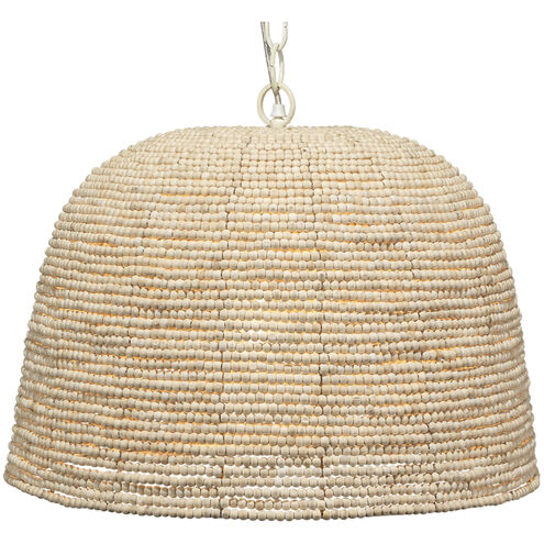 High 1 Light 22 inch Natural Pendant Ceiling Light