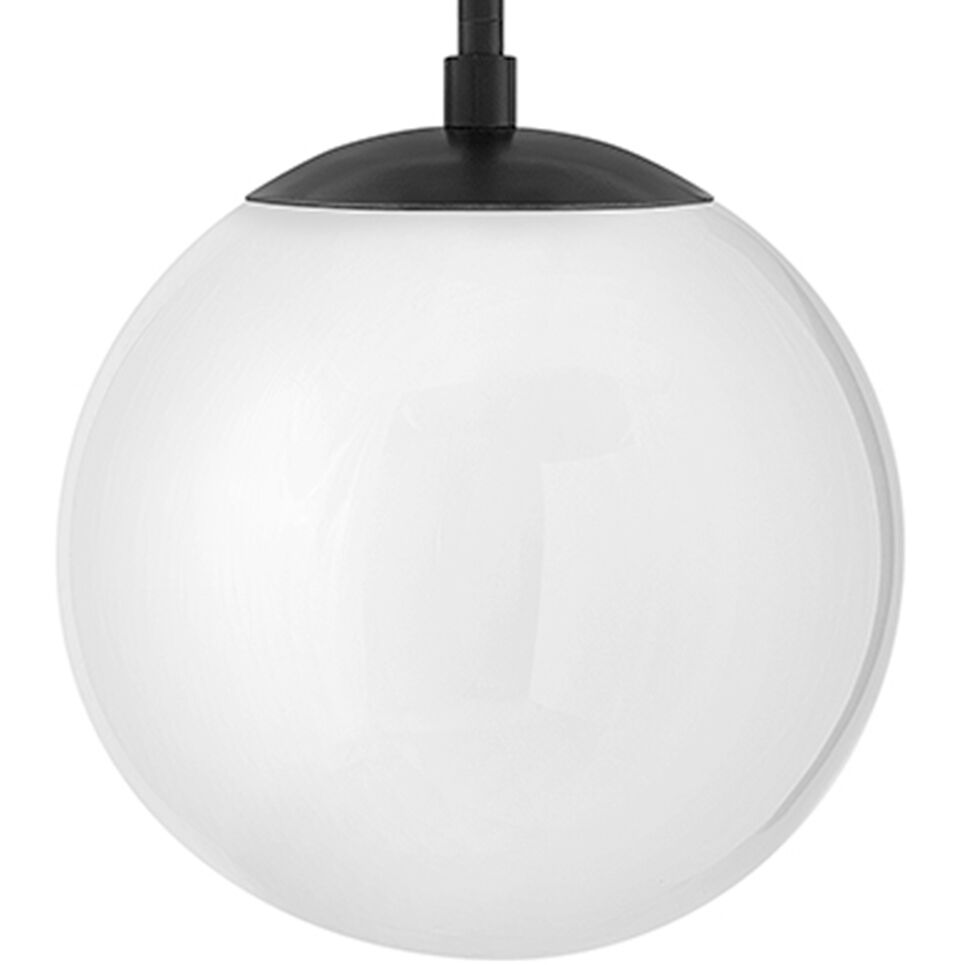 Warby 1 Light 9.5 inch Black Indoor Pendant Ceiling Light in White