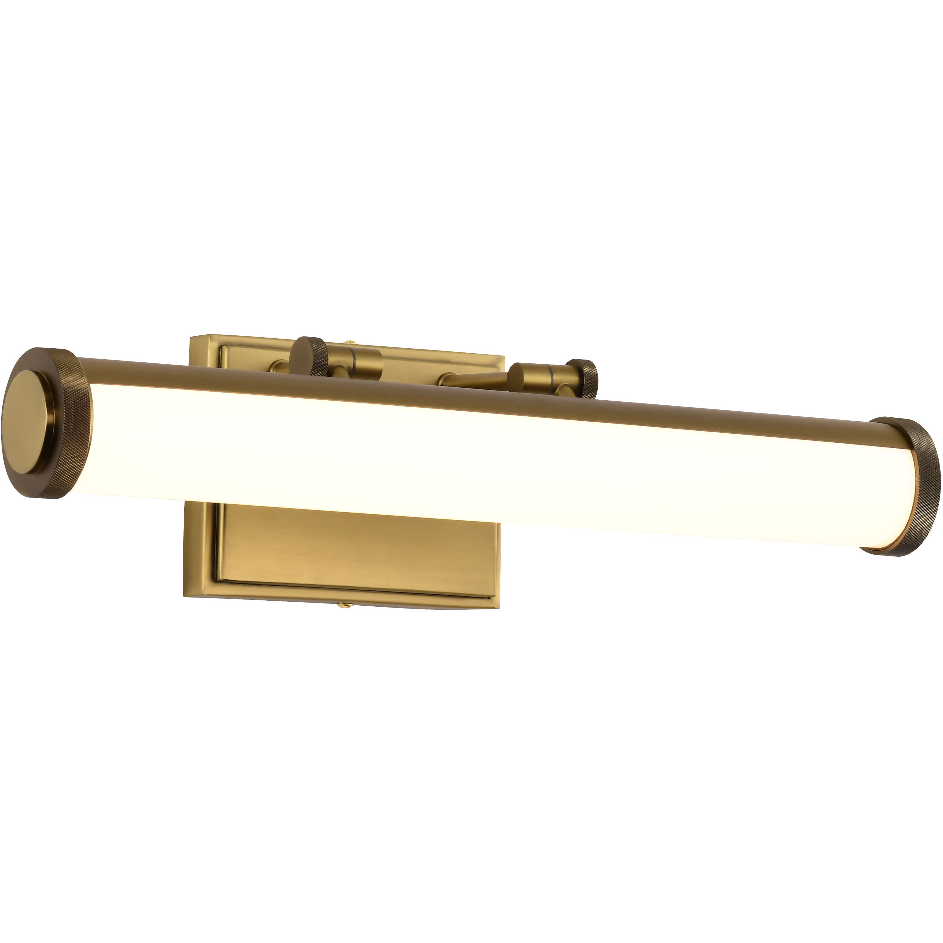Cora LED 18.25 inch Vintage Brass Vanity Wall Light