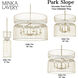 Park Slope 1 Light 8 inch Nouveau Gold Mini Pendant Ceiling Light
