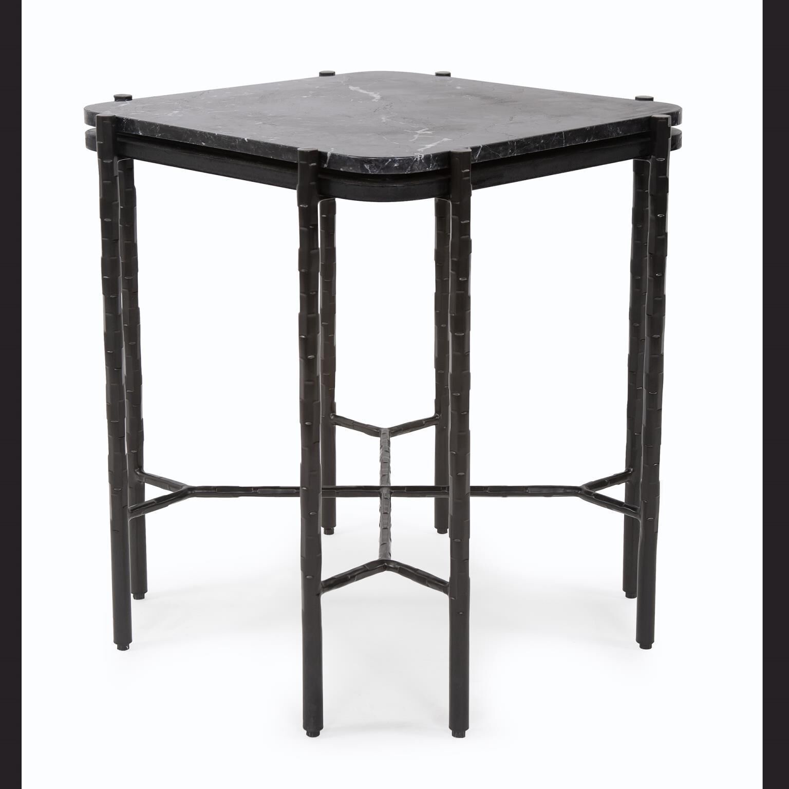 Myatt 21.5 X 19.5 inch Graphite Side Table