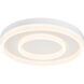 Anello 24 inch Matte White Flush Mount Ceiling Light