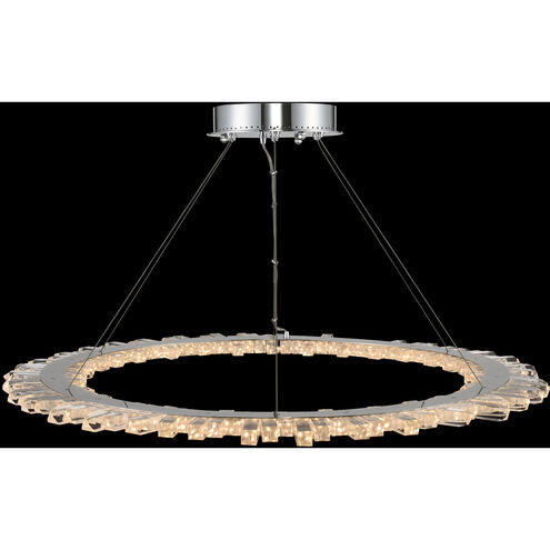 Quasar LED 42 inch Chrome Pendant Ceiling Light
